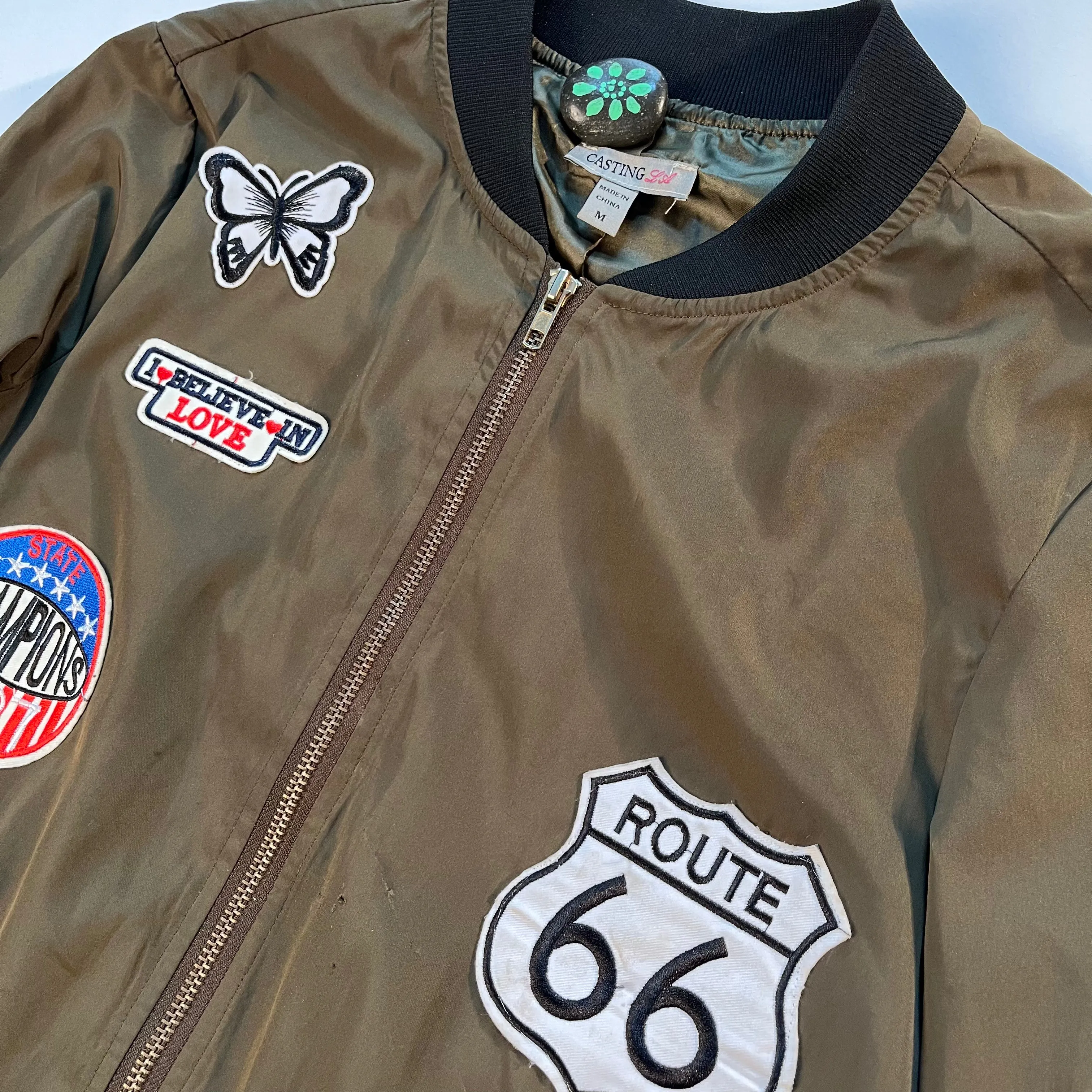 Patched Bomber Jacket (Casting LA)