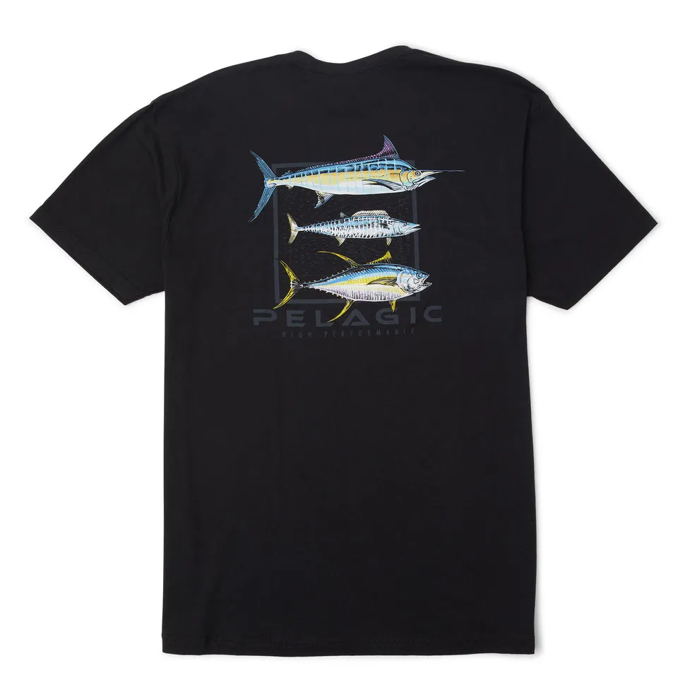 Pelagic Game Day T-Shirt - Black
