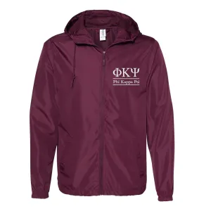 Phi Kappa Psi Full Zip Windbreaker