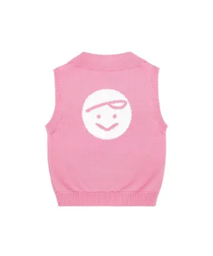 PIV'VEE Sleeveless Knit Collar Top - 2 colors