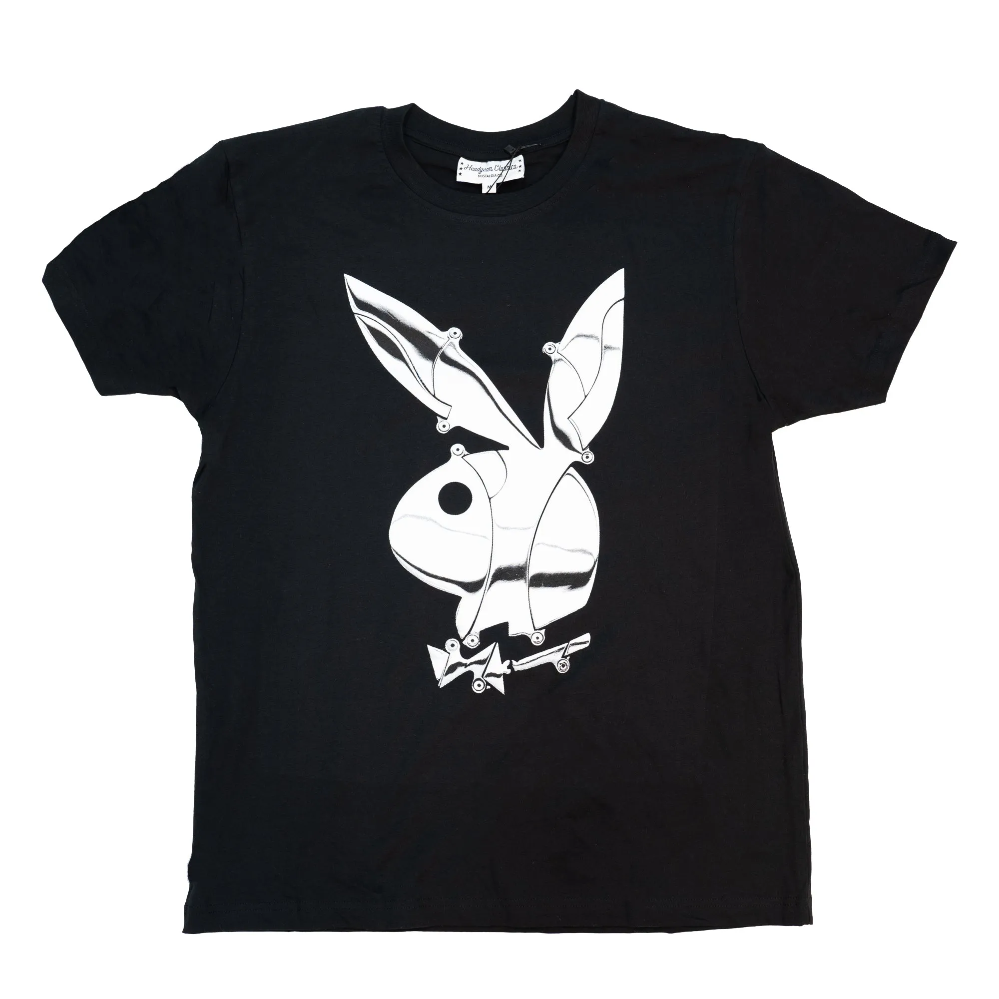 PLAYBOY CHROME T-SHIRT (BLACK)