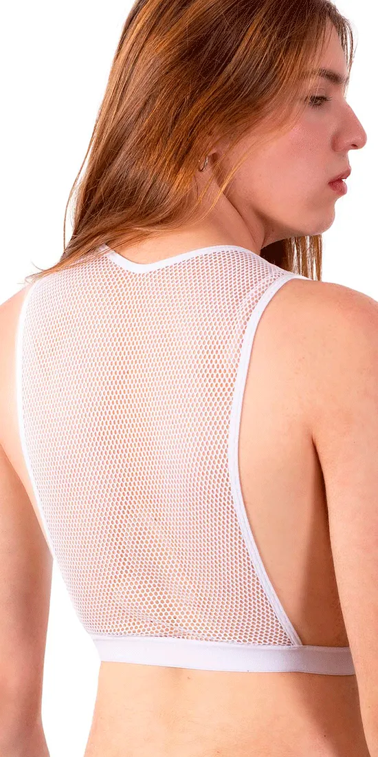 Plural Pl007 Crop Top White