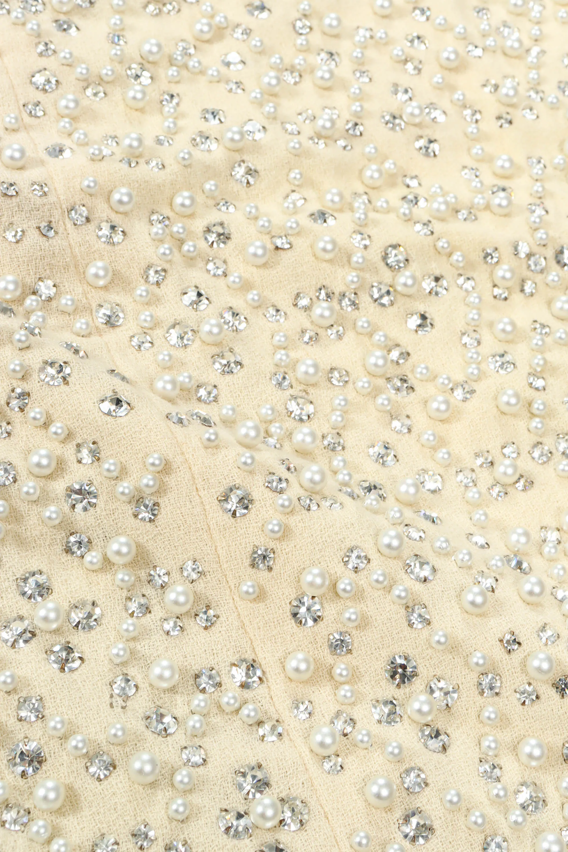 Posh Pearl & Rhinestone Shift Dress