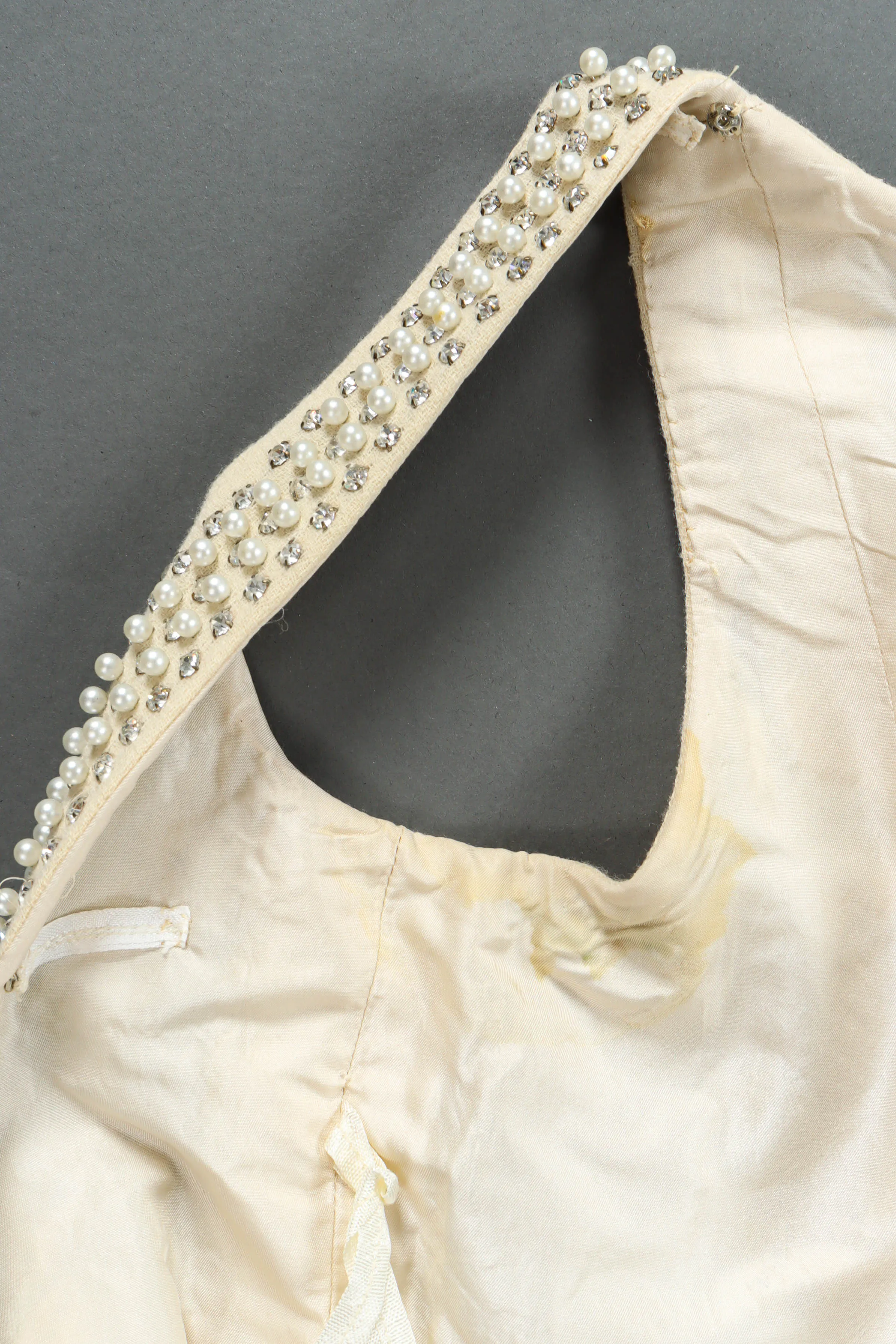 Posh Pearl & Rhinestone Shift Dress