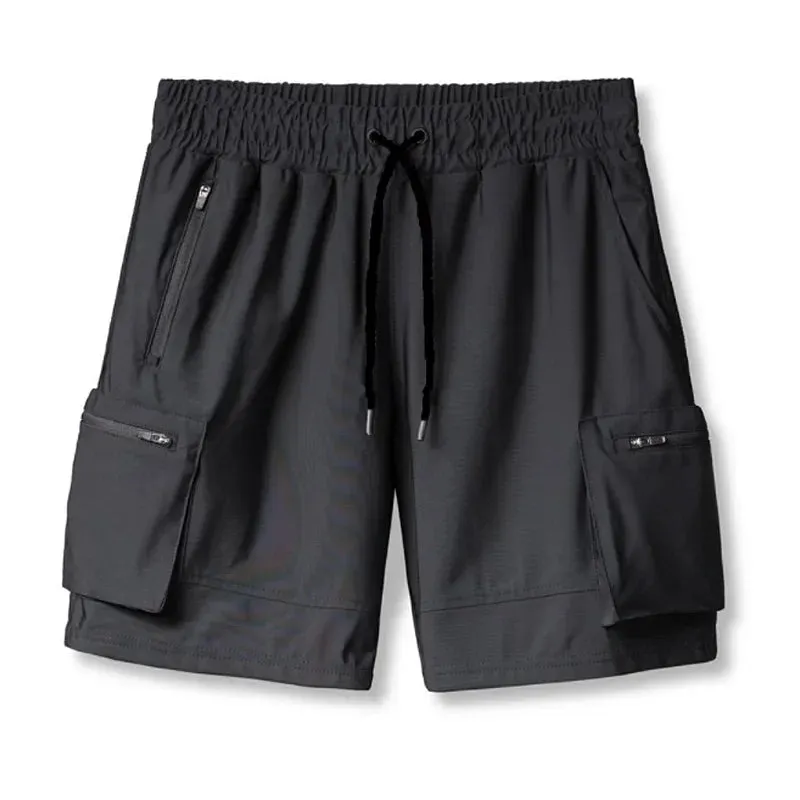 PowerFlex Herren Schnell-Trocken Cargo Shorts