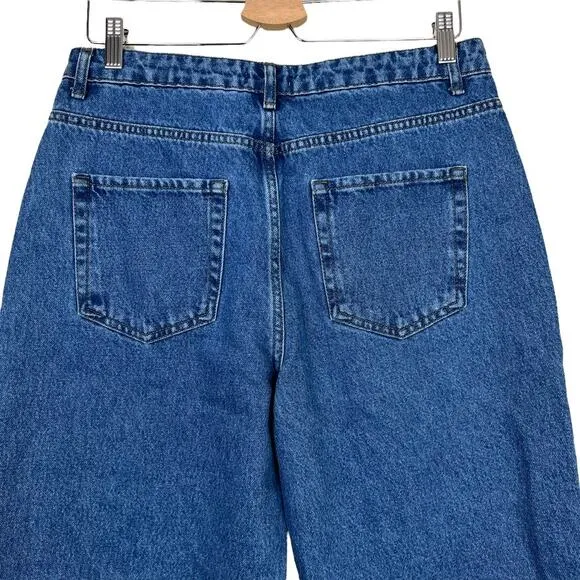 Pretty Little Thing Raw Hem Baggy Boyfriend Shorts US 6