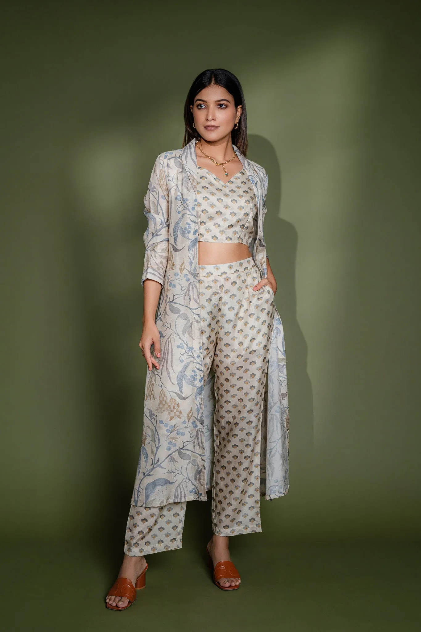 Printed Co-ords with jacket