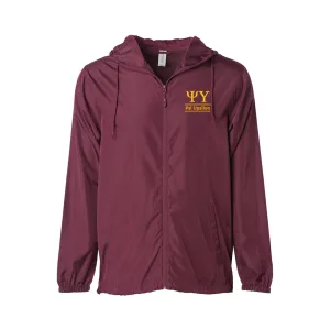 Psi Upsilon Windbreaker Jacket - 2 Line Design