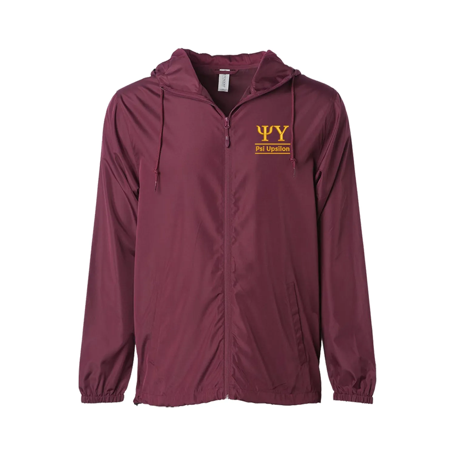 Psi Upsilon Windbreaker Jacket - 2 Line Design