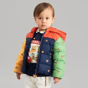 Pucci Bears Embroidered Down Windbreaker