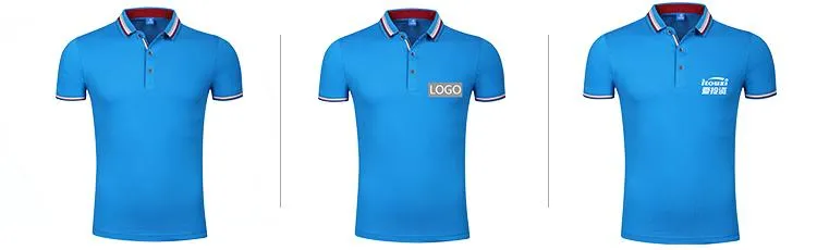 Pure Cotton Short-Sleeved Polo Shirt With Colourful Striped Collar