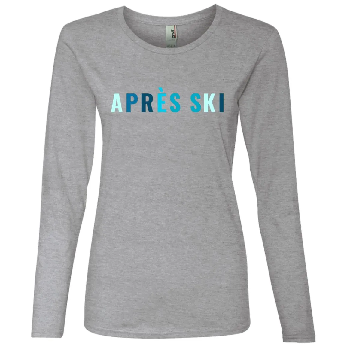 "Apres Ski- MULTI" Ladies Lightweight LS T-Shirt