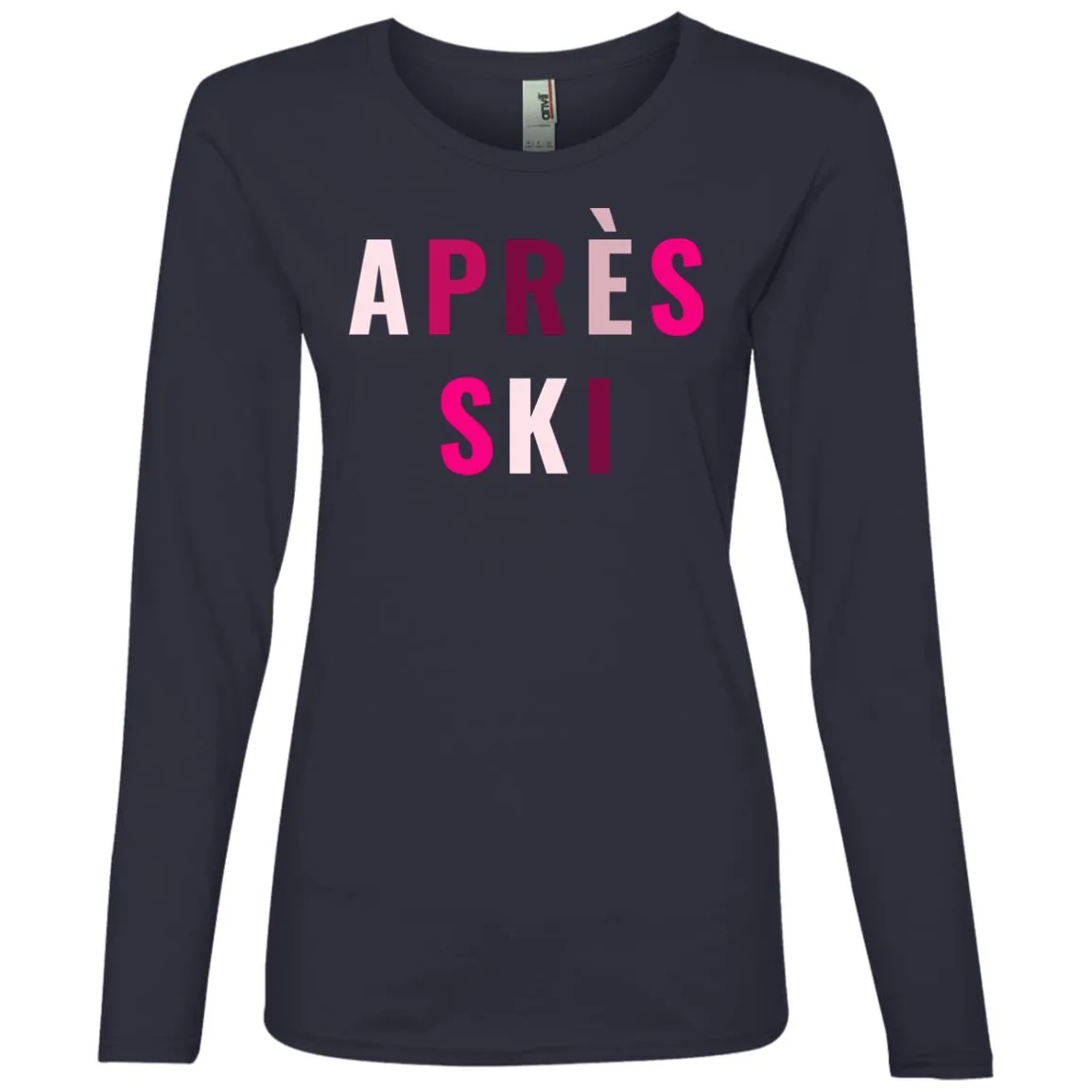 "Apres Ski- MULTI" Ladies Lightweight LS T-Shirt
