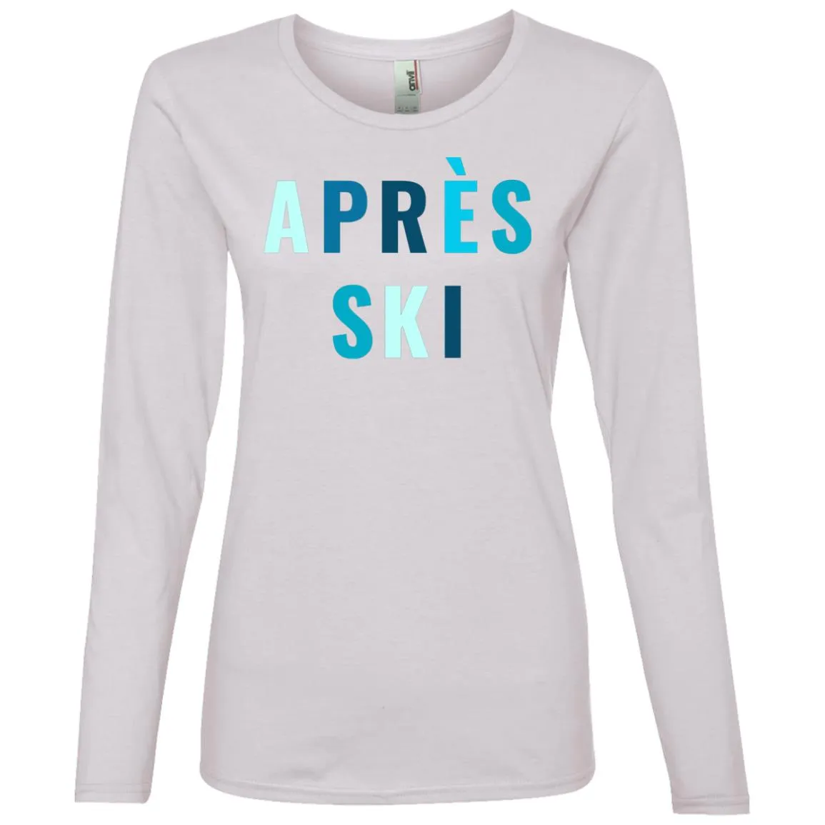 "Apres Ski- MULTI" Ladies Lightweight LS T-Shirt