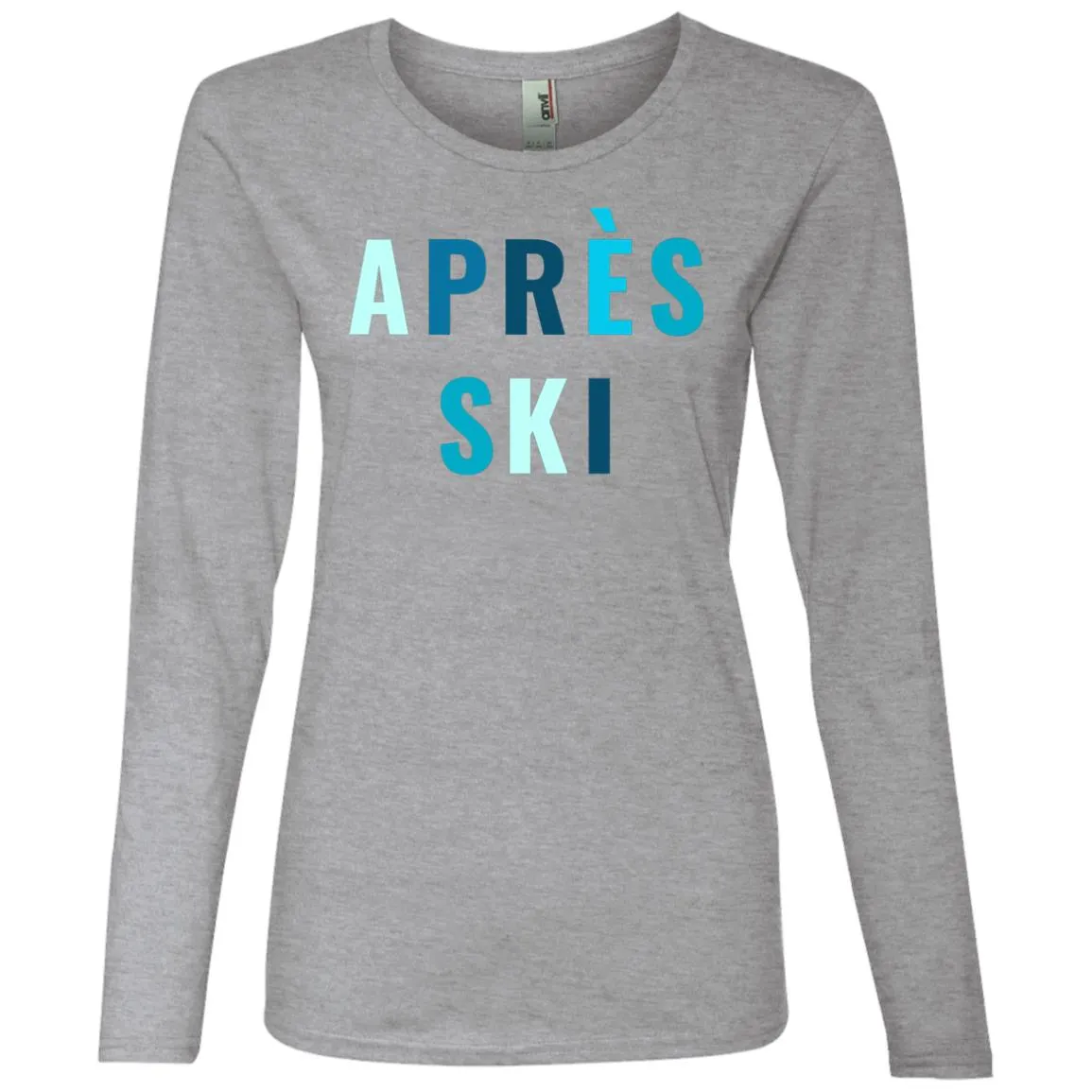 "Apres Ski- MULTI" Ladies Lightweight LS T-Shirt