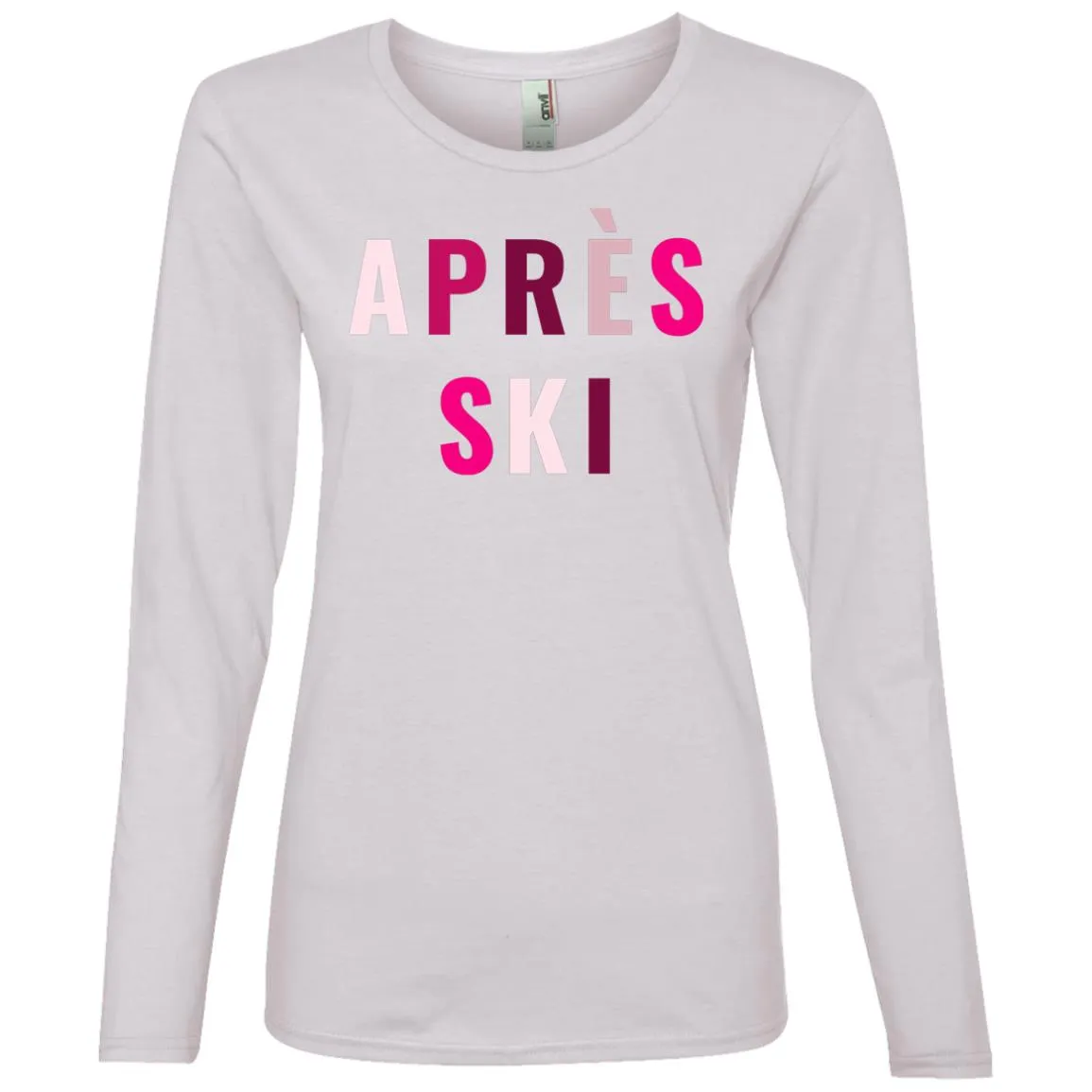 "Apres Ski- MULTI" Ladies Lightweight LS T-Shirt