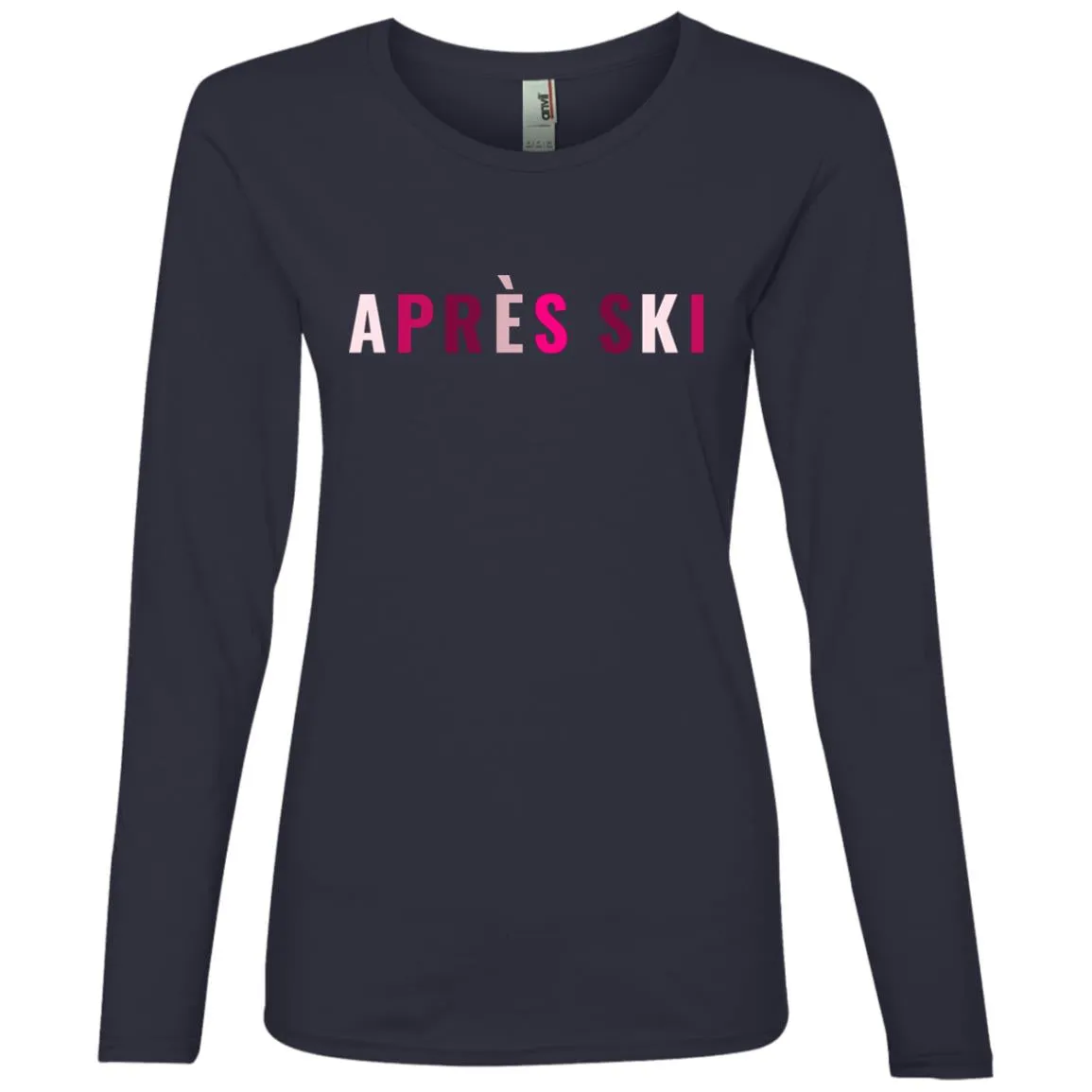 "Apres Ski- MULTI" Ladies Lightweight LS T-Shirt