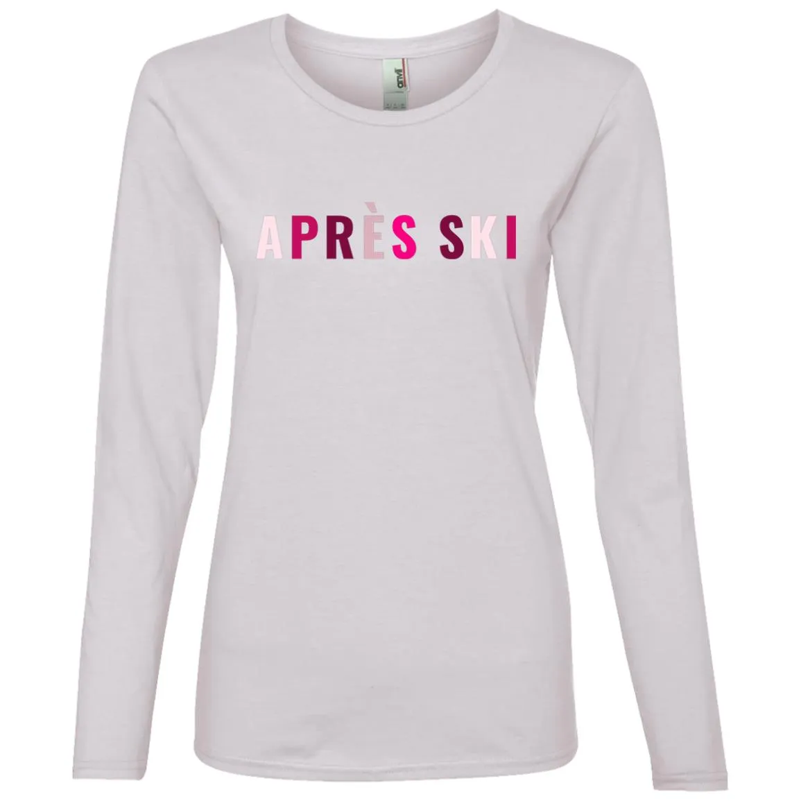 "Apres Ski- MULTI" Ladies Lightweight LS T-Shirt