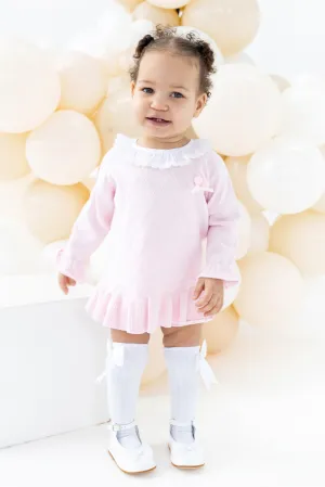 "Melody" Baby Pink Knit Top & Bloomers