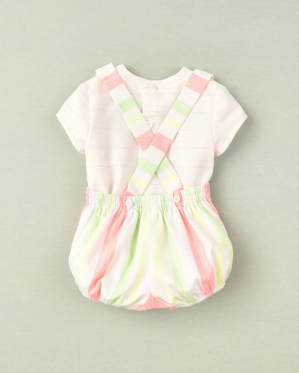 "Micah" Neon Stripe Shirt & Jam Pants