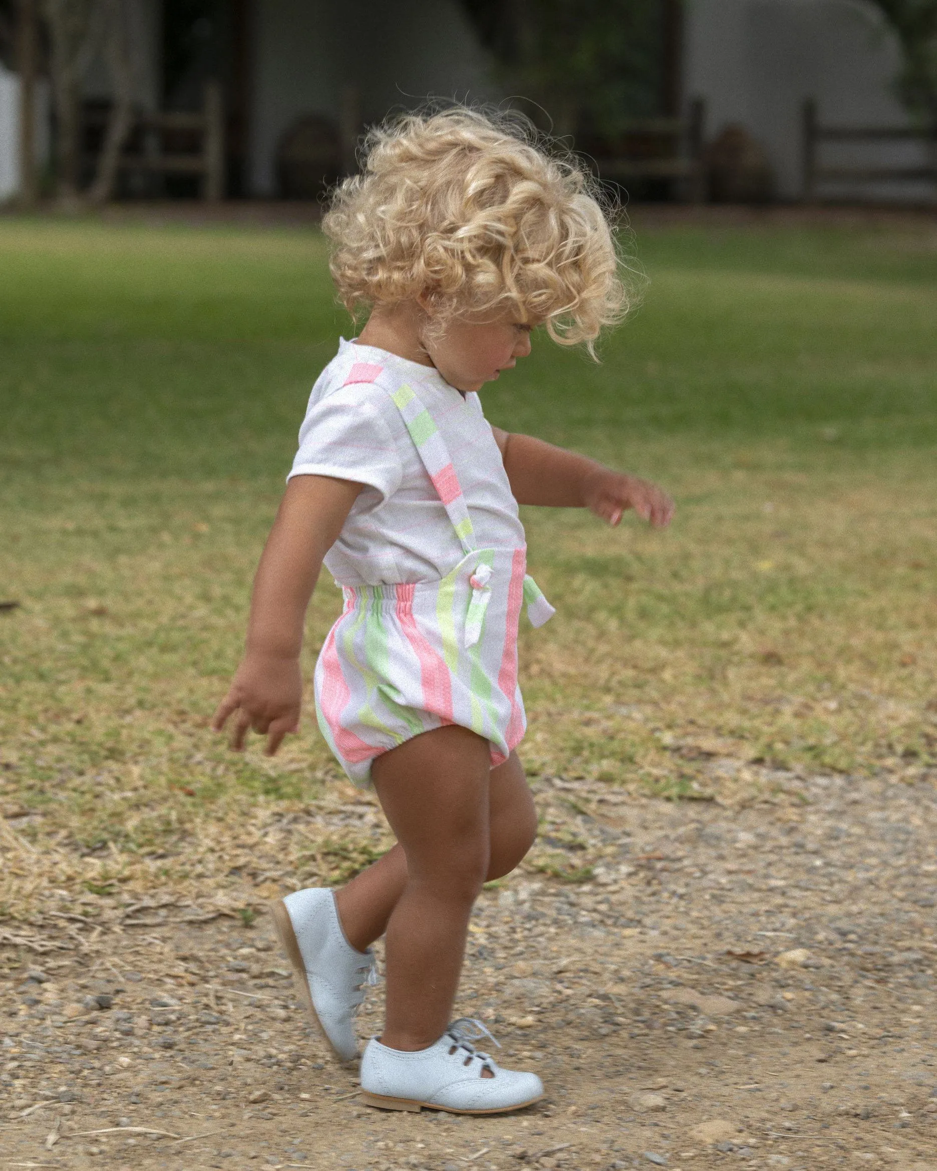 "Micah" Neon Stripe Shirt & Jam Pants