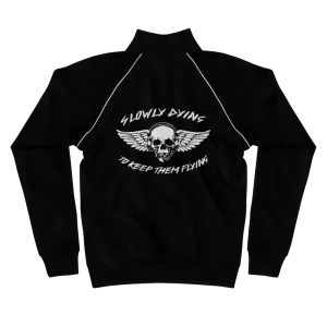 "Slowly Dying To Keep Them Flying" Bomber Jacket