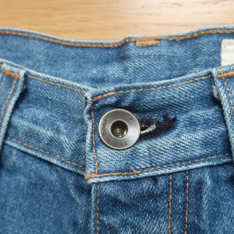 Rag & Bone Cutoff Shorts Marilyn Reverse Selvedge Denim Size 25