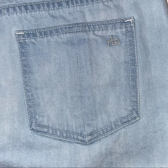 Rag &amp; Bone Cut Off Denim Shorts in Ashling Wash Sz 26