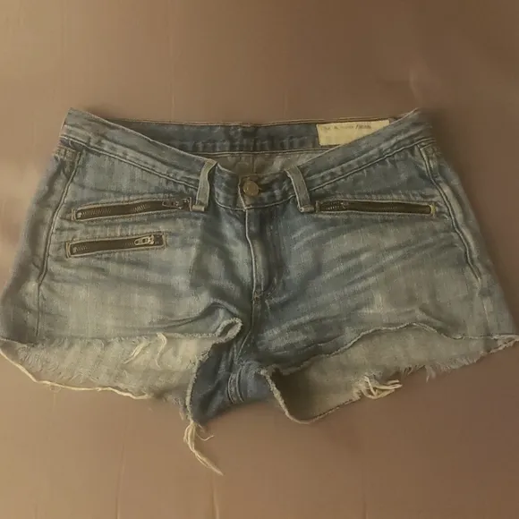 Rag &amp; Bone distressed denim shorts