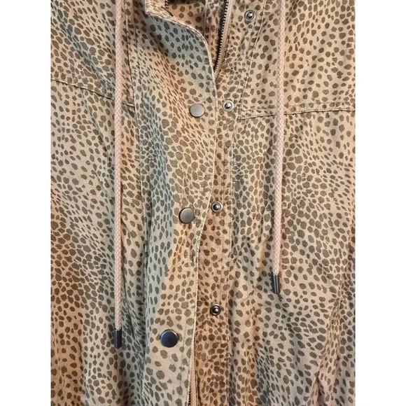 Rails Tawny Leopard Print Jacket Size Small