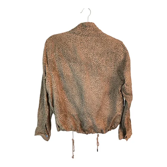 Rails Tawny Leopard Print Jacket Size Small