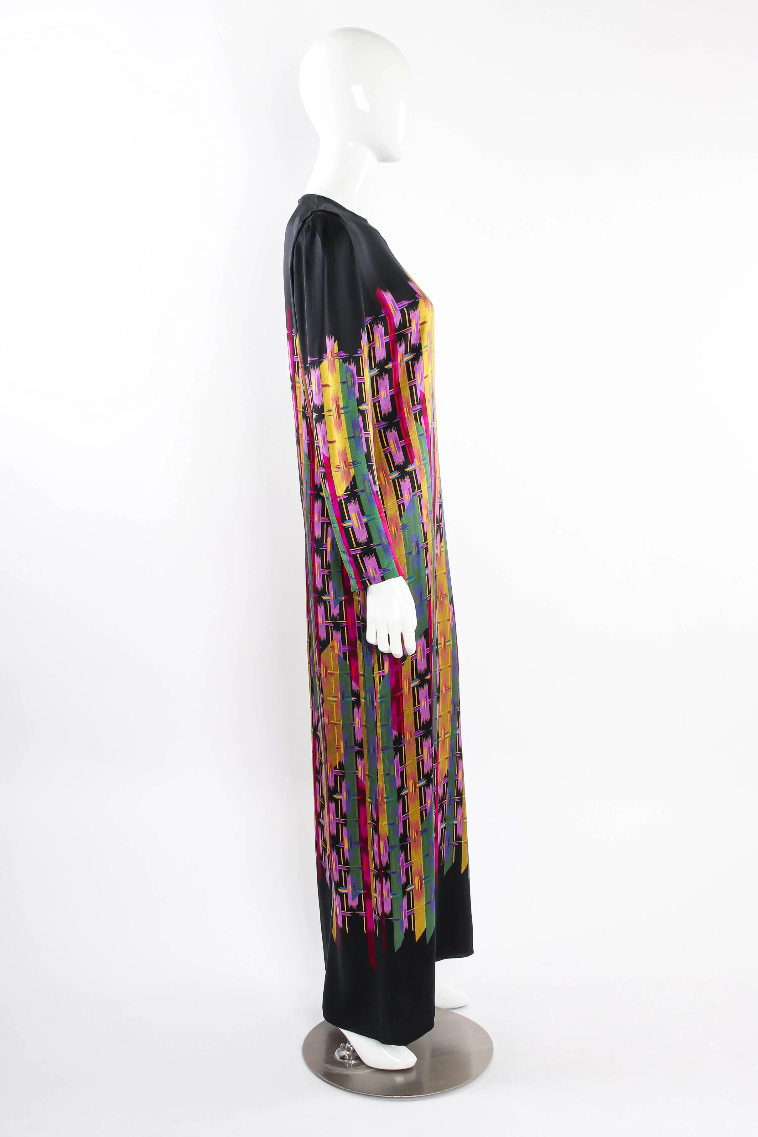 Rainbow Painted Stripe Shift Dress
