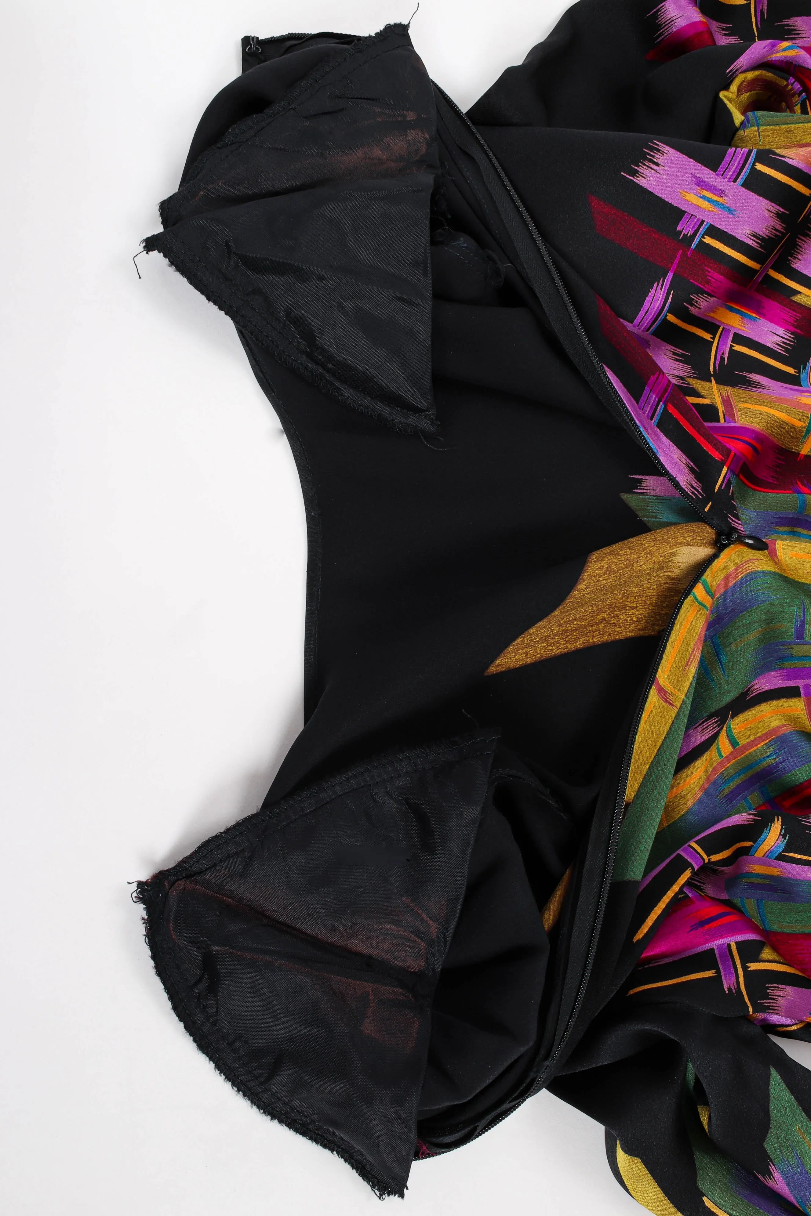 Rainbow Painted Stripe Shift Dress