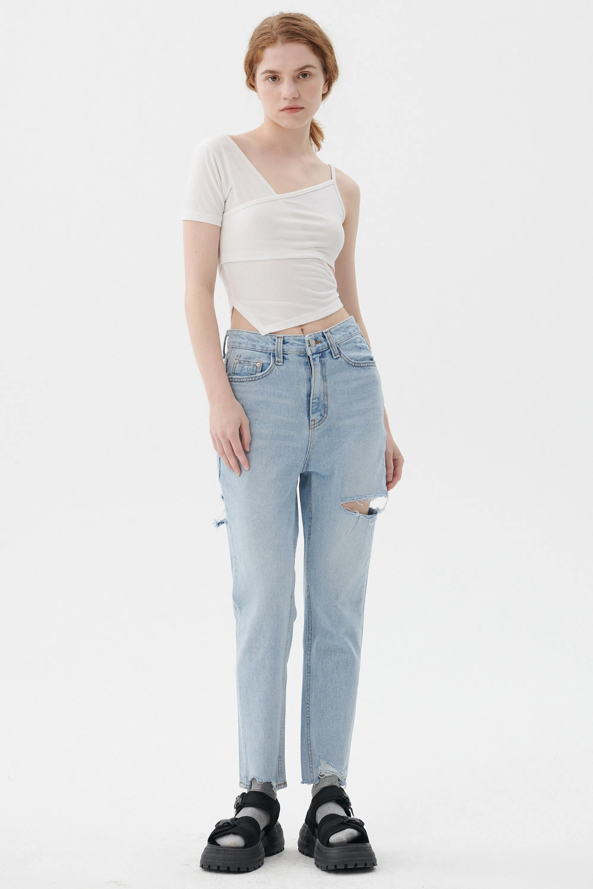 Raine Layered Cutout Top