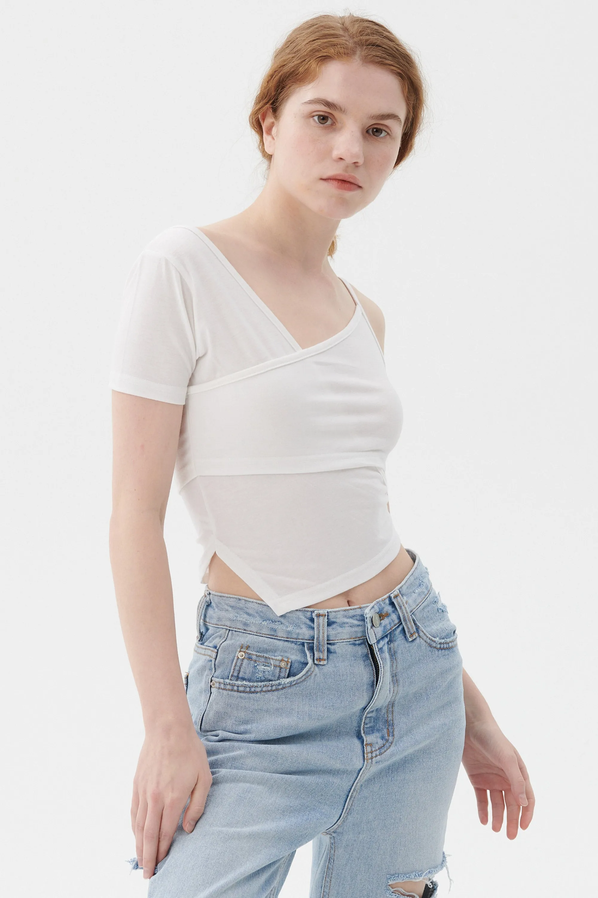 Raine Layered Cutout Top