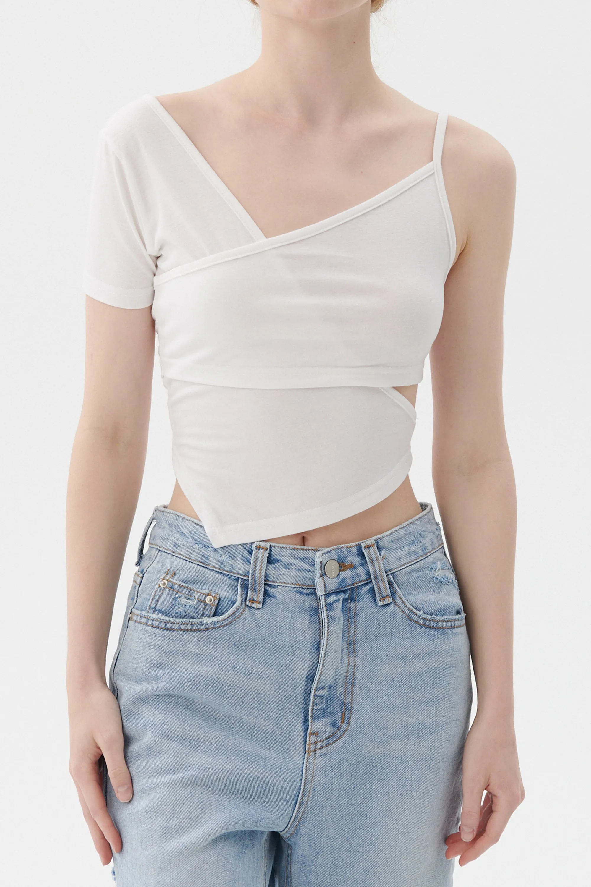 Raine Layered Cutout Top