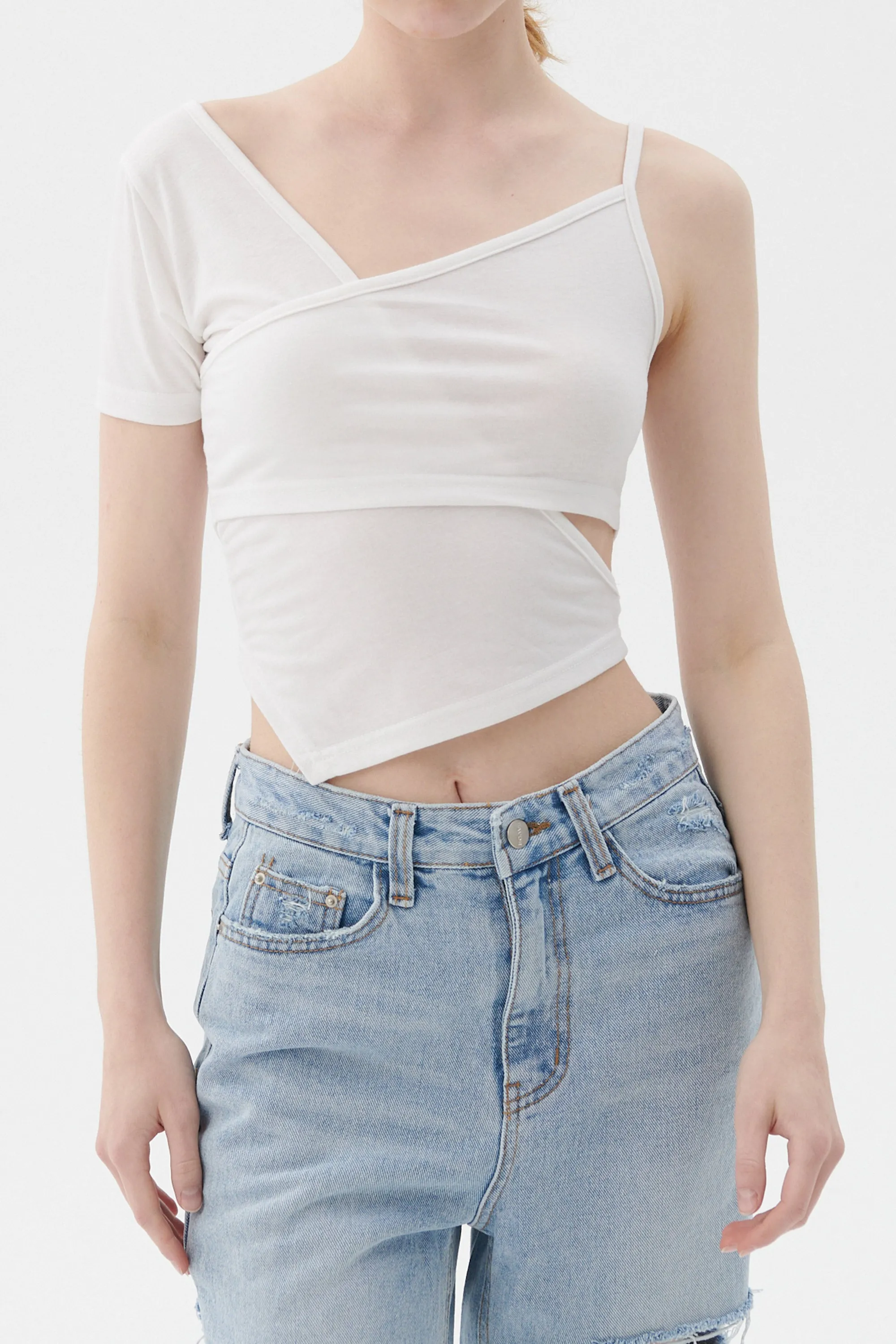 Raine Layered Cutout Top