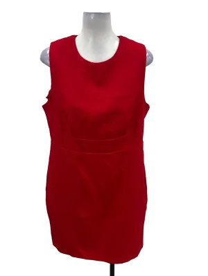Red Shift Dress