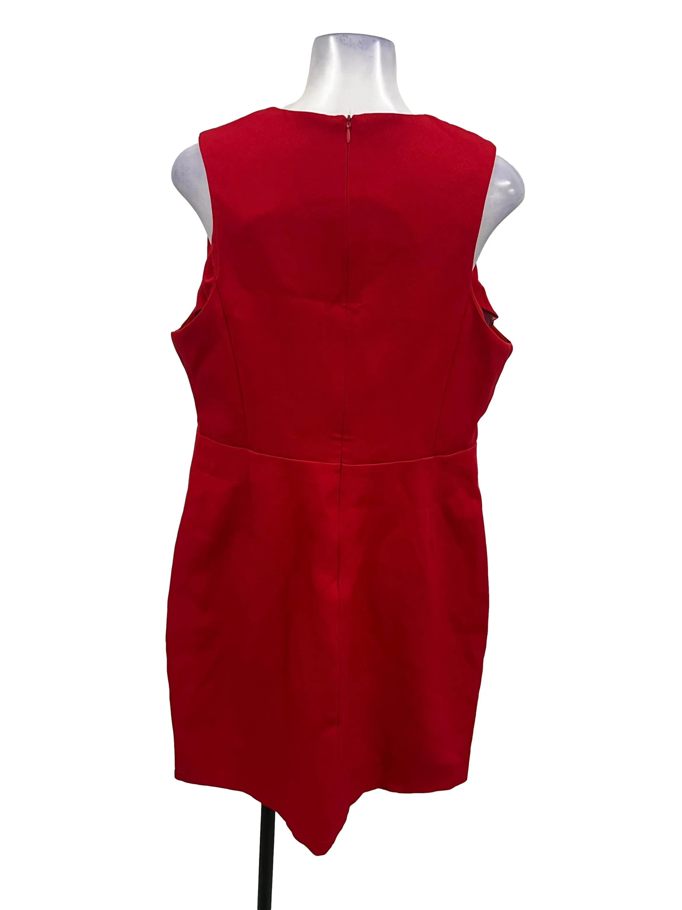 Red Shift Dress