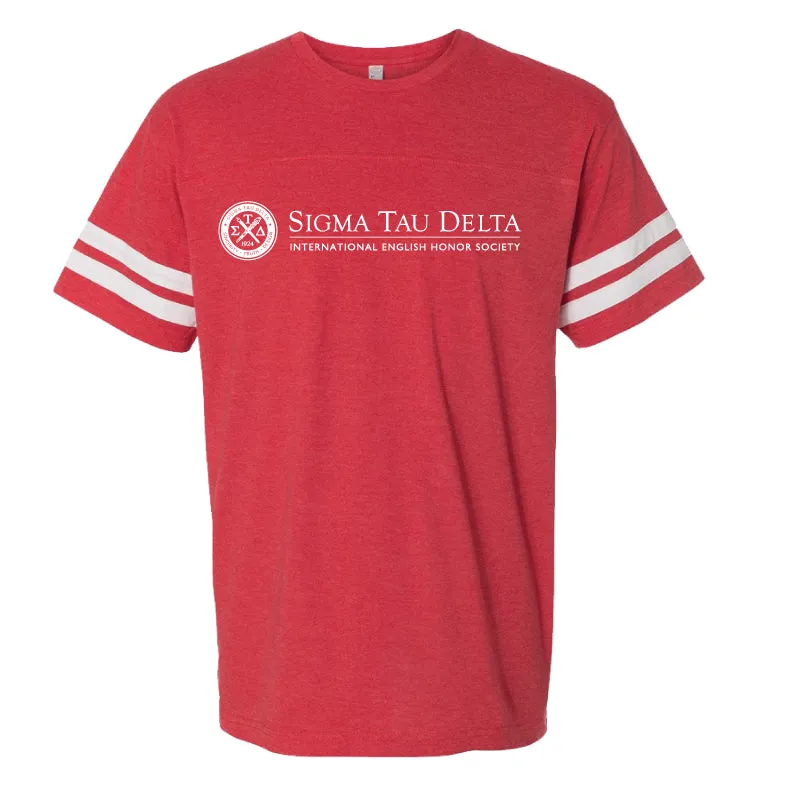 Red Striped Sleeve Shirt
