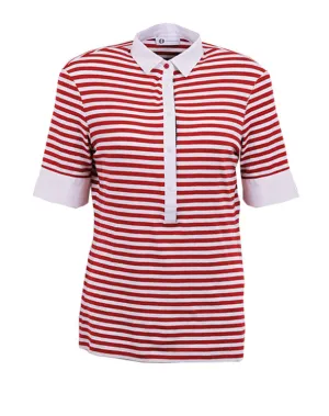 RED STRIPED T-SHIRT