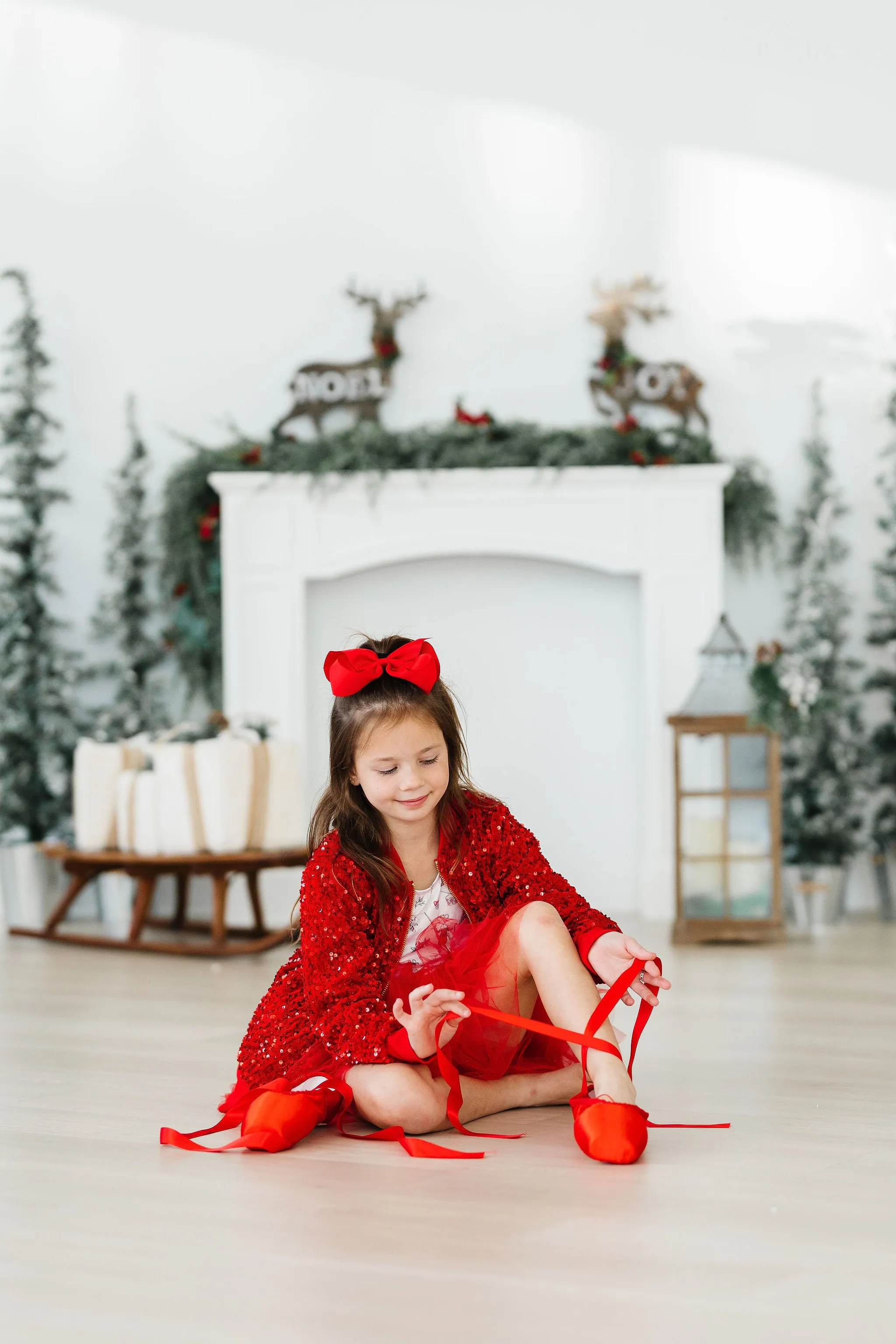 Red Velvet Sequin Jacket