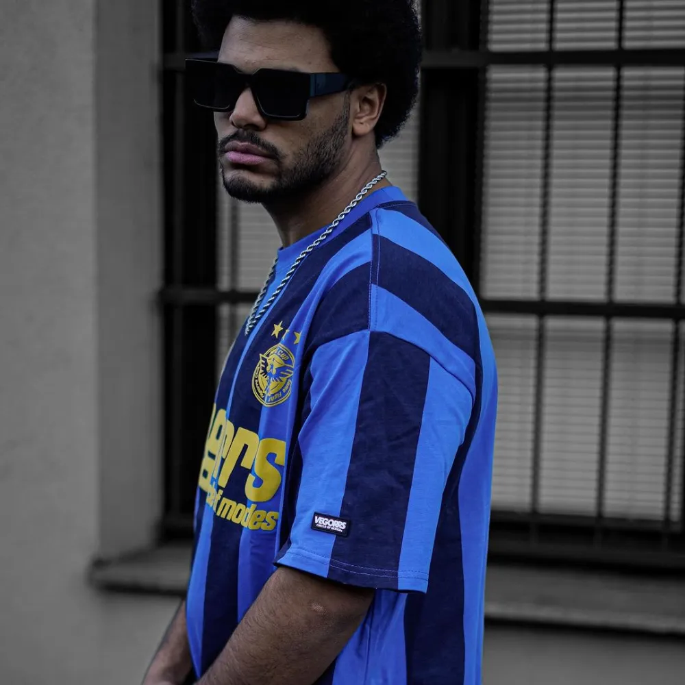 Retro Striped Contrast Color T-Shirt