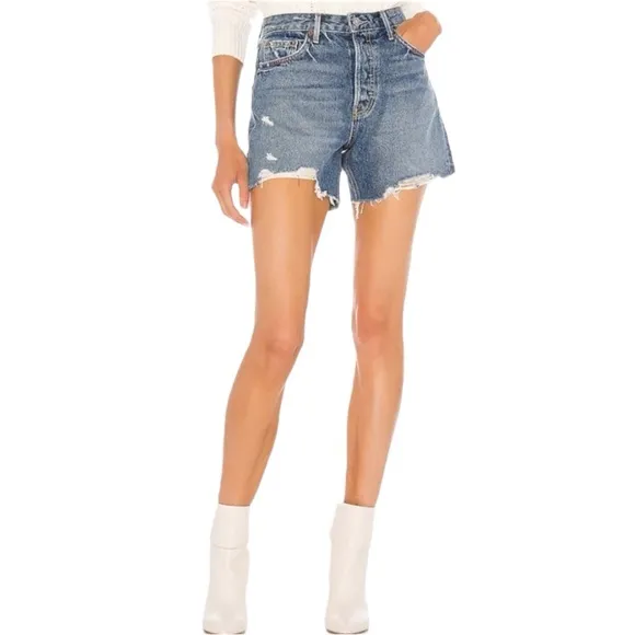 Revolve GRLFRND Jourdan Denim Shorts size 26