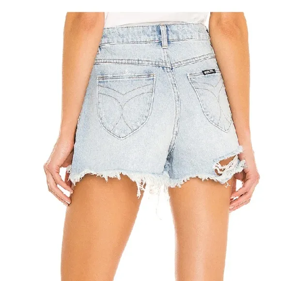 Rolla's Dusters Shorts, Revolve Denim Shorts, Layla Bleach, Women's Size 29