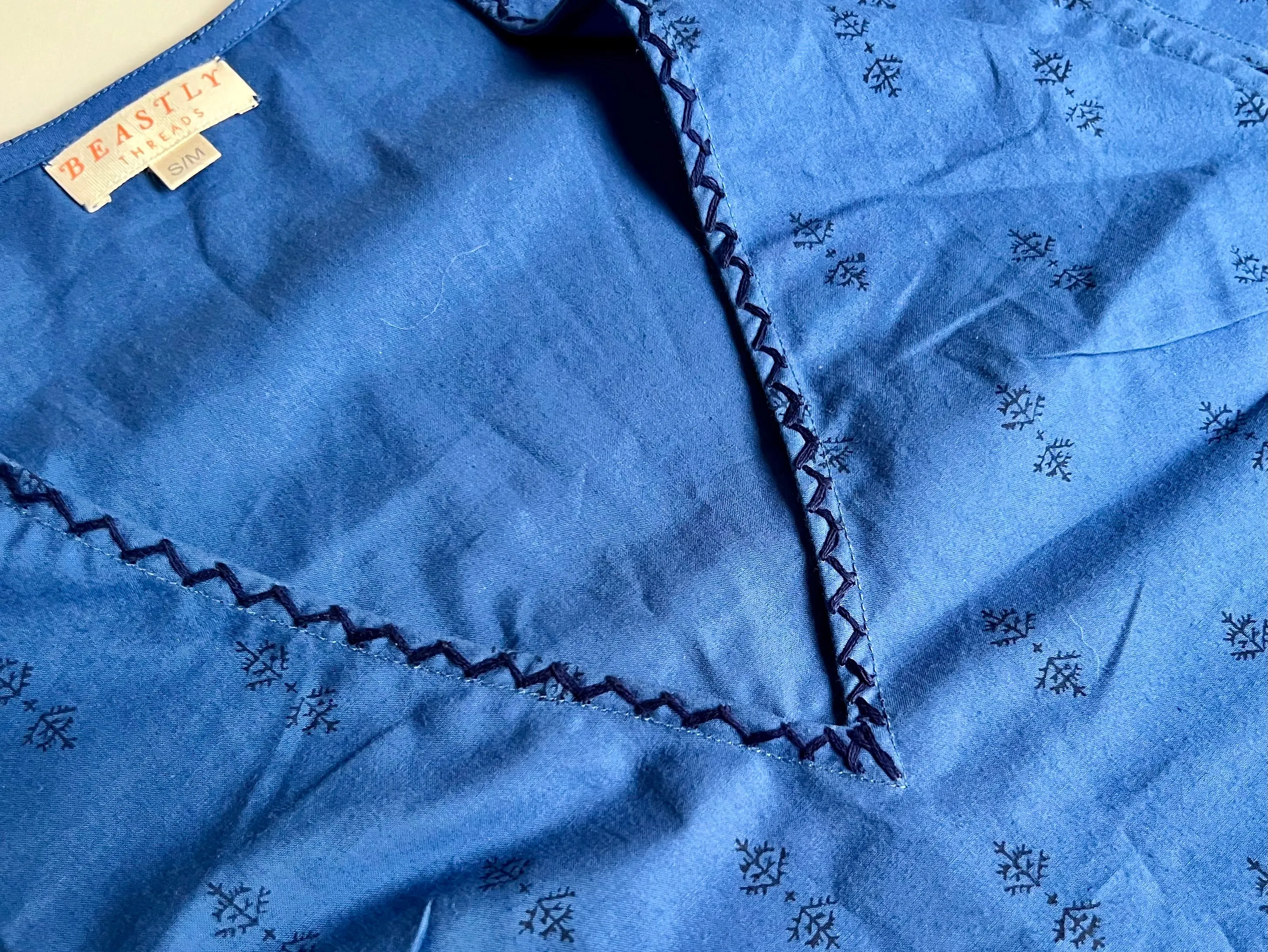 Royal Staghorn Sleeveless Shift