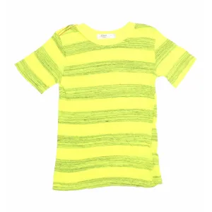 RUSS MARBLE STRIPE TEE | YELLOW NEON