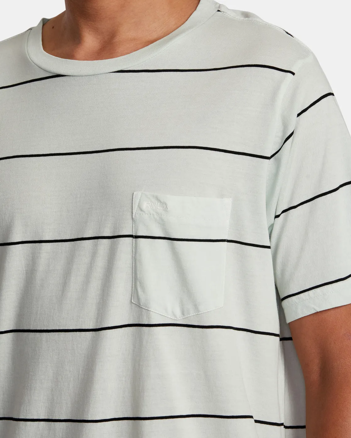 RVCA Mens PTC Stripe II SS Tee
