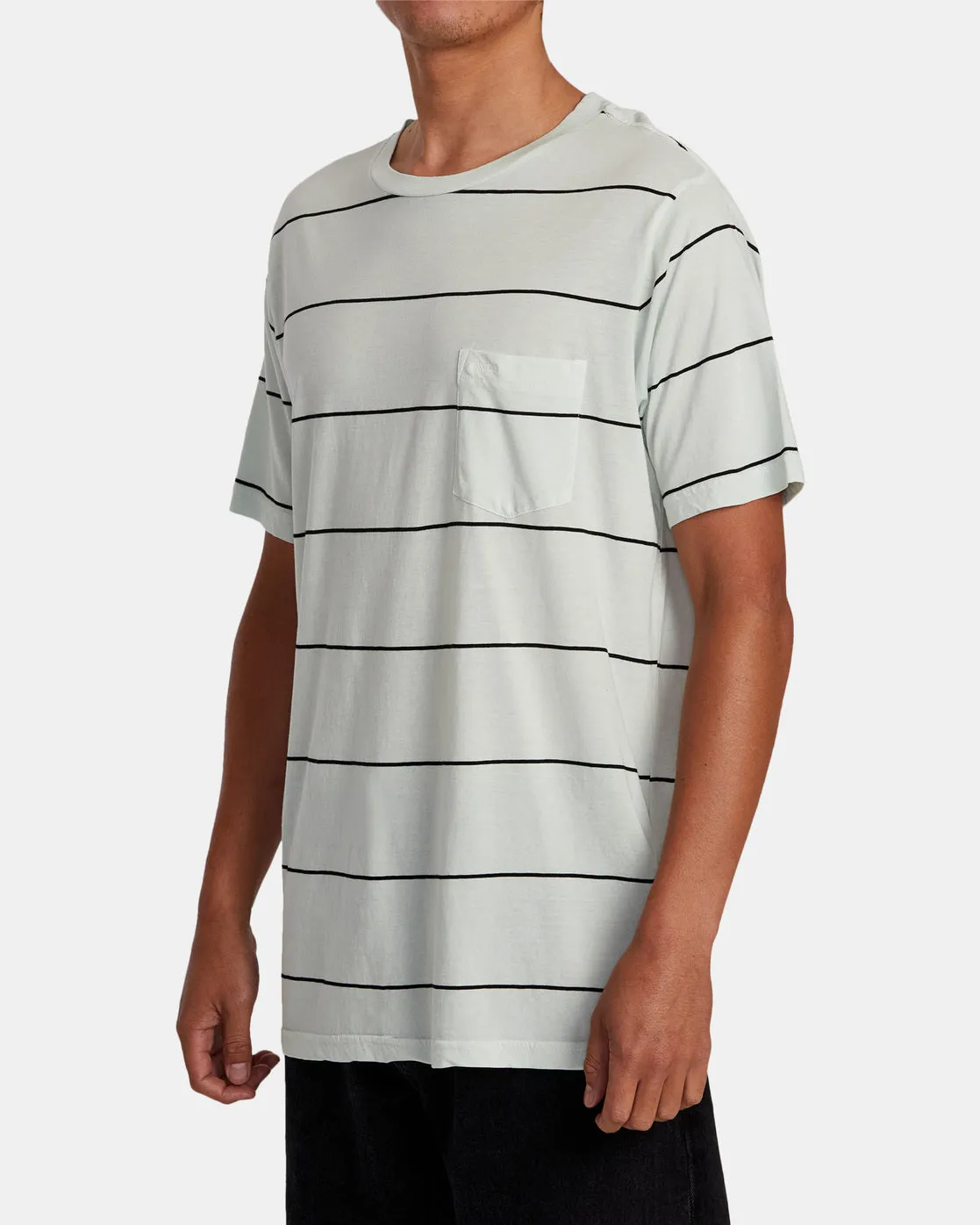 RVCA Mens PTC Stripe II SS Tee
