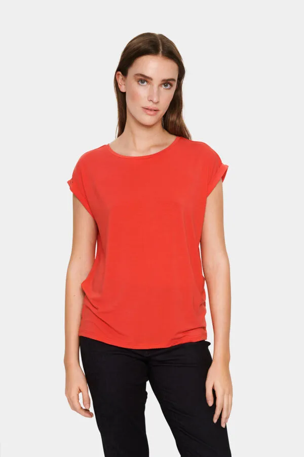 Saint Tropez Adelia T-Shirt - Hibiscus